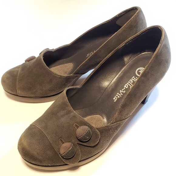 Bella Vita Suede Platform Shoes / Pumps | Size 8.5W - Picture 1 of 10